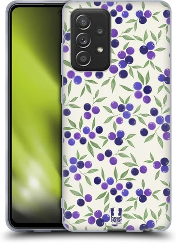 Vista 10 de Head Case Designs Apple Fruit Prints - Funda de gel suave compatible con Galaxy A52 / A52s / 5G (2021)