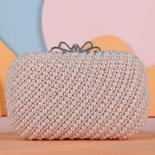 Vista 3 de Fawziya - Bolso de noche para mujer diseño de lazo