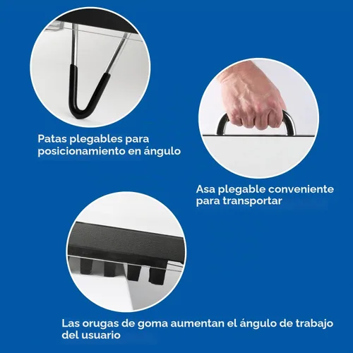 Vista 6 de Alvin tablero de dibujo con regla de borde recto paralela