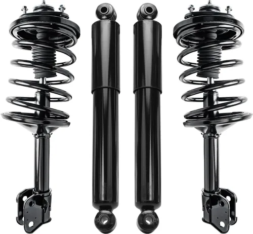 Vista 9 de Detroit Axle - Kit de 4 puntales para Ford Escape 2014-2019, 2 amortiguadores traseros ensamblaje 2 puntales delanteros y resortes helicoidales 2015