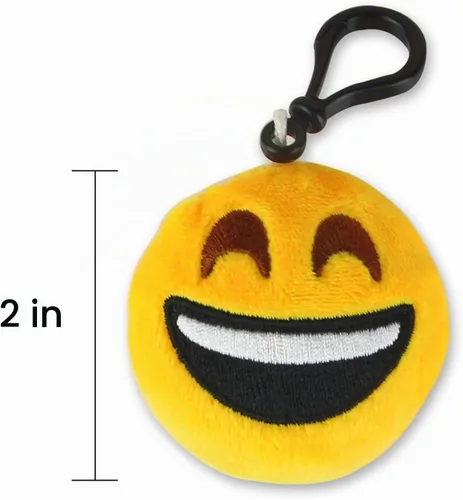 Vista 3 de Llaveros emoji, de Dreampark, para fiestas, Navidad, cumpleaños