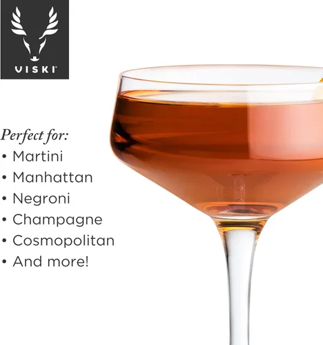 Vista 3 de Viski - Copas de brandy de 12,7 cm, cupé, talla única , Copas Coupé