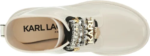 Vista 5 de Karl Lagerfeld Paris Botas de combate Topanga-Rain Bootie para mujer