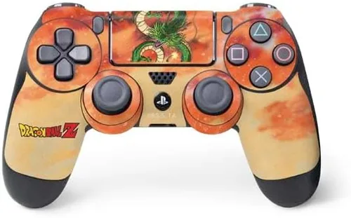 Vista 10 de Skinit Calcomanía para juegos compatible con el controlador de PS4, diseño oficial de Dragon Ball Z Red Ribbon Army Negro - DRGBLZ10