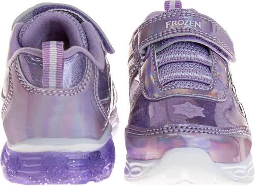Vista 3 de Disney Zapatos de correr sin cordones con luz de Frozen para niñas (bebéniña pequeña)
