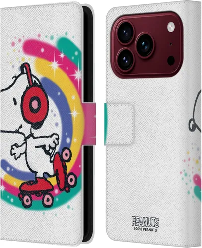 Vista 141 de Head Case Designs Funda de piel con licencia oficial de Peanuts Beach Surf Snoopy Boardwalk Airbrush compatible con Apple iPhone 11 Playa Surf