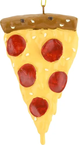 Vista 3 de Tree Buddees Slice of Pepperoni - Adorno navideño para pizza