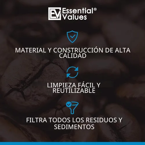 Vista 4 de Essential Values 8 Pack Cold Brew Coffee Filters - Replacement Coffee Filter Bags - Compatible with Toddy Cold Brew Maker