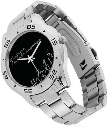 Vista 2 de Reloj de pulsera para hombre de acero inoxidable, diseño de moda