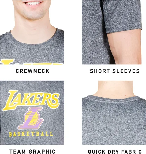 Vista 4 de Ultra Game Camiseta de manga corta oficial de la NBA para hombre