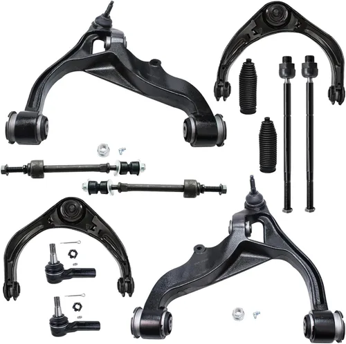 Vista 16 de Detroit Axle - Kit de extremo delantero para Hyundai Sonata XG350 XG300 Kia Optima, 2 brazos de control superiores con juntas de bola, 2 brazos