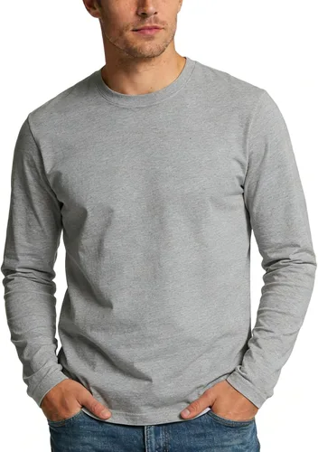 Vista 5 de Camiseta de hombre de manga larga con cuello redondo para adultos