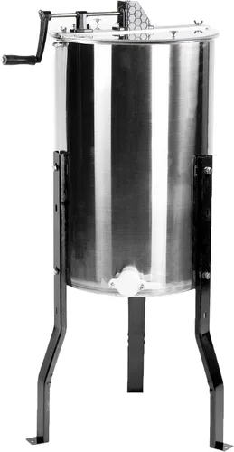 Vista 9 de VIVO Extractor eléctrico de miel 8 bastidor, BEE-V004E 4 Deep Frames, Food Grade, Stainless Steel, Honey Processing Equipment, Powered Honeycomb