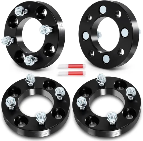 Vista 12 de SCITOO 2 adaptadores espaciadores de rueda de 4 LUG de 1 pulgada de 4 x 4 a 4 x 156 con pernos de 10 x 1.25 64CB compatibles con Scrambler 500