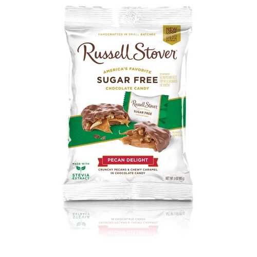 Vista 10 de Russell Stover Caramelos de coco sin azúcar, bolsa de 3 onzas