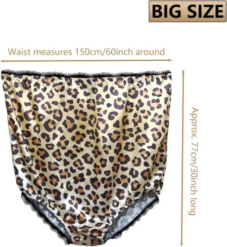 Vista 2 de Big Undies - Ropa interior divertida, ropa interior grande para mamá, ropa interior de talla grande, bragas de abuela de elefante blanco, regalo
