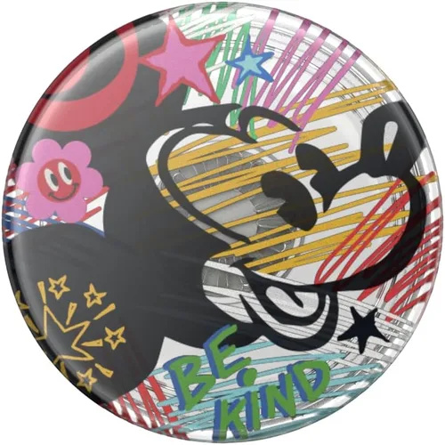 Vista 5 de PopSockets - Agarre para teléfono con soporte expandible, agarre adhesivo, Disney - Mickey Be Kind
