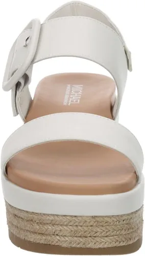Vista 4 de Michael By Michael Shannon Kira - Sandalias clásicas de verano con plataforma para mujer, con puntera abierta, estilo casual