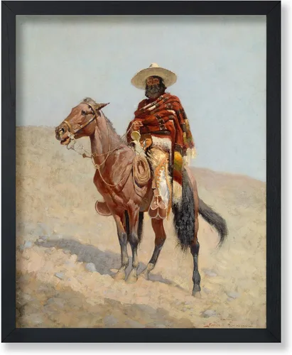 Vista 9 de Poster Master Vintage A Mexican Vaquero Print – Póster retro de vaquero – Arte occidental – Diseño de pared del salvaje oeste – Regalo para hombres