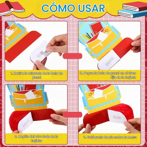 Vista 4 de Faccito 9 piezas de centros de mesa de regreso a la escuela, primer día de escuela, centros de mesa de panal listos para la escuela, fiesta, aula