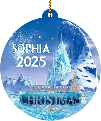 Vista 10 de Adornos personalizados para árbol de Navidad para niños, niña bebé, niño, niño pequeño, adorno de Feliz Navidad 2025, regalos navideños