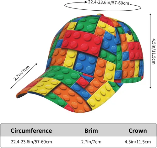 Vista 3 de Gorra de béisbol con purpurina para hombre y mujer