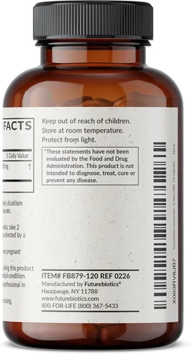 Vista 5 de Futurebiotics Coreano Panax Ginseng Energía, memoria y apoyo para la salud cerebral, sin OMG, 120 cápsulas