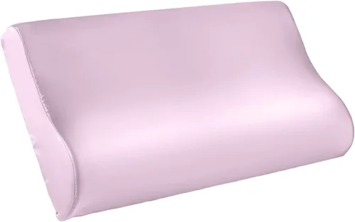 Vista 15 de THXSILK 19 Momme 1 funda de almohada de seda de morera 100% natural para contorno cervical, funda de almohada de látex cervical lavable