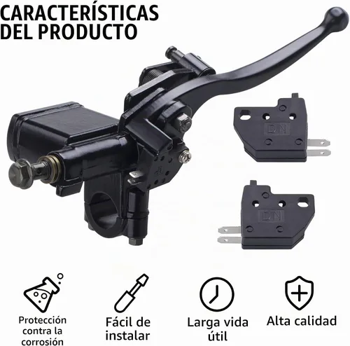 Vista 5 de Cilindro maestro de freno hidráulico izquierdo de 7/8