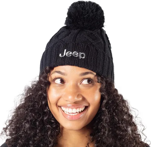 Vista 3 de Jeep Gorro Pom Pom - Negro, Negro