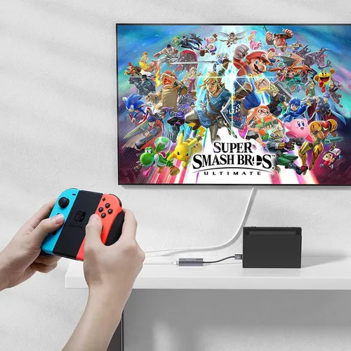 Vista 2 de Adaptador Ethernet de repuesto para Nintendo Switch Wii U y Mac Windows Laptop USB LAN adaptador de conexión a Internet