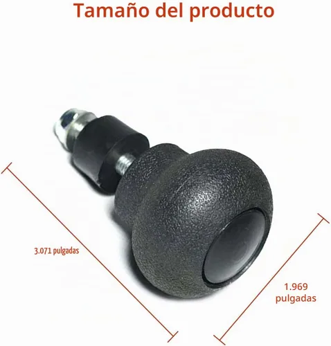 Vista 2 de 2 Piezas Perilla Giratoria del Volante, Mango de Potencia del Volante Perilla Giratoria Bola de Ayuda para Girar Accesorios de Tractor Montacargas