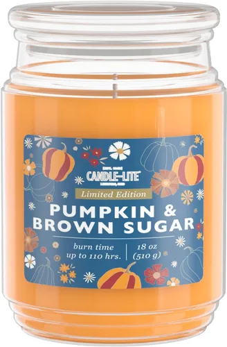 Vista 21 de Candle-lite Velas perfumadas de otoño, pera Anjou y manzana con ámbar dorado, frasco de 18 onzas con mecha única, orgullosamente fundido en EE. UU.