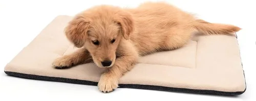 Vista 9 de Tapete de cama para perro de 24 x 18 pulgadas, cama para perros pequeños Gris-oscuro