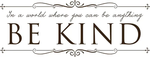Vista 3 de Calcomanía inspiradora para pared, diseño de texto en inglés «In A World Where You Can Be Anything Be Kind», decoración para el hogar, aula