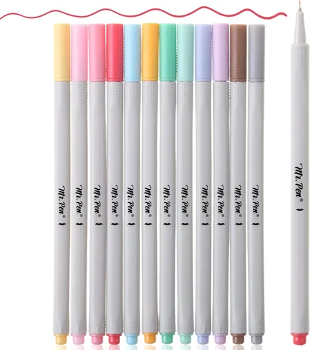 Vista 15 de Mr. Pen - Bolígrafos de punta fina, paquete de 12, bolígrafos de punta fina, bolígrafos de colores, bolígrafo para diario, bolígrafo para diario