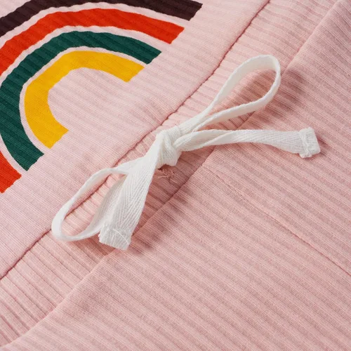 Vista 2 de TBUIALL Rainbow Tank Top Short Jumpsuit Guangzhou Rainbow Jumpsuit Jumpsuit Catsuit Summer Clothing Set Baby Girl