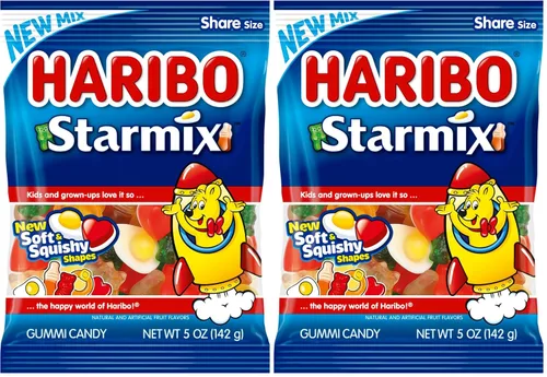Vista 4 de HARIBO - Gomitas de ositos, bolsa resellable de 10 onzas, sabores surtidos