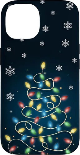 Vista 4 de Christmas Lights ICY Crystals Theme Snowflake Case for iPhone 17