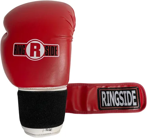 Vista 4 de Ringside Guantes de entrenamiento de boxeo de estilo profesional Kickboxing Muay Thai Gel Sparring Guantes para saco de boxeo Negro/Rosa
