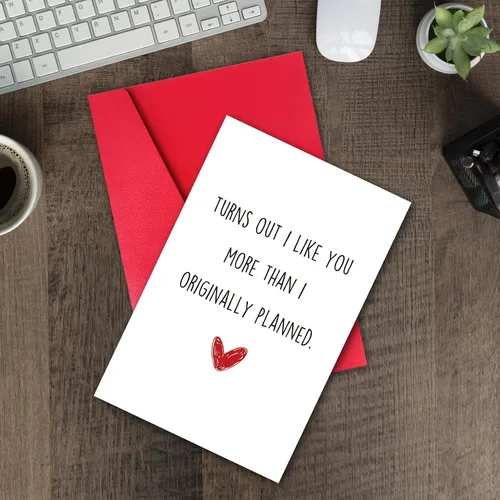 Vista 6 de TQDaiker Divertida tarjeta de aniversario para marido, novio, preciosa tarjeta del día de San Valentín de esposa, novia, tarjeta de amor para él