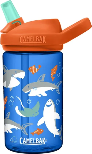 Vista 12 de CamelBak Eddy+ Kids Water Bottle with Bite Valve Straw, Leak‑Resistant Easy Sip Design for Everyday Hydration, 14oz Kids