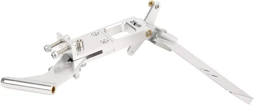 Vista 9 de Conjunto de timón de barco a control remoto, eje flexible de 0.2 pulgadas con soporte Kits de timón integrado de 4.3 pulgadas para modelo de barco