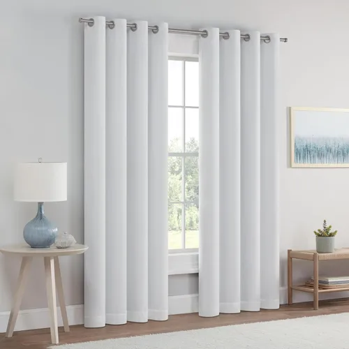 Vista 5 de Eclipse Dutchess - Cortinas 100% opacas con ojales, cortinas de ventana con aislamiento térmico para sala de estar, dormitorio o sala de prensa