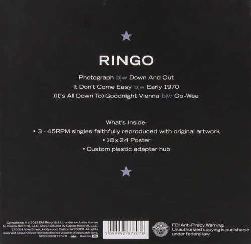Vista 2 de 45 RPM Singles 3 Singles w Poster