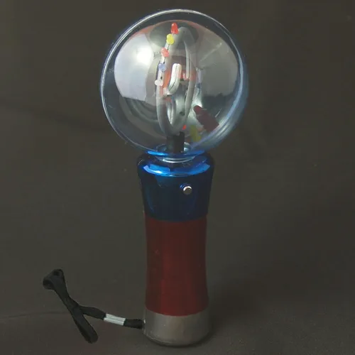 Vista 5 de Varita giratoria intermitente de meteorito con luz LED, patrón de cambio de bola mágica, novedoso, orbe sensorial, recuerdo de fiesta, necesidades