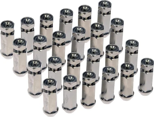 Vista 6 de Dorman 712-245MXL 1/2-20 Racing Style XL Tuerca de rueda compatible con modelos seleccionados, paquete de 24