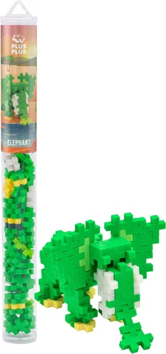 Vista 10 de Plus Plus Juego de bloques de construcción de figuras de animales 3D, 70 piezas de rompecabezas entrelazadas, divertidos juguetes de tallo