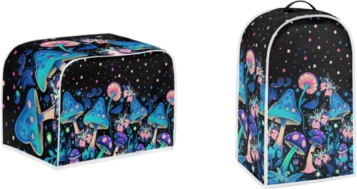 Vista 35 de Cubiertas para tostadoras de murciélagos de 2 rebanadas, protectores decorativos a prueba de polvo, cubiertas de tostadora, resistentes a