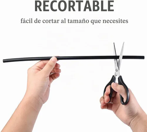 Vista 7 de ALINK Pajitas de silicona negras reutilizables extralargas de 15 pulgadas, paquete de 4 popotes flexibles para Stanley de 40 onzas, botella de agua
